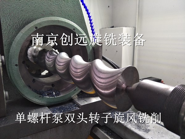 雙頭螺桿轉(zhuǎn)子高效內(nèi)包絡(luò)旋風(fēng)銑削技術(shù)